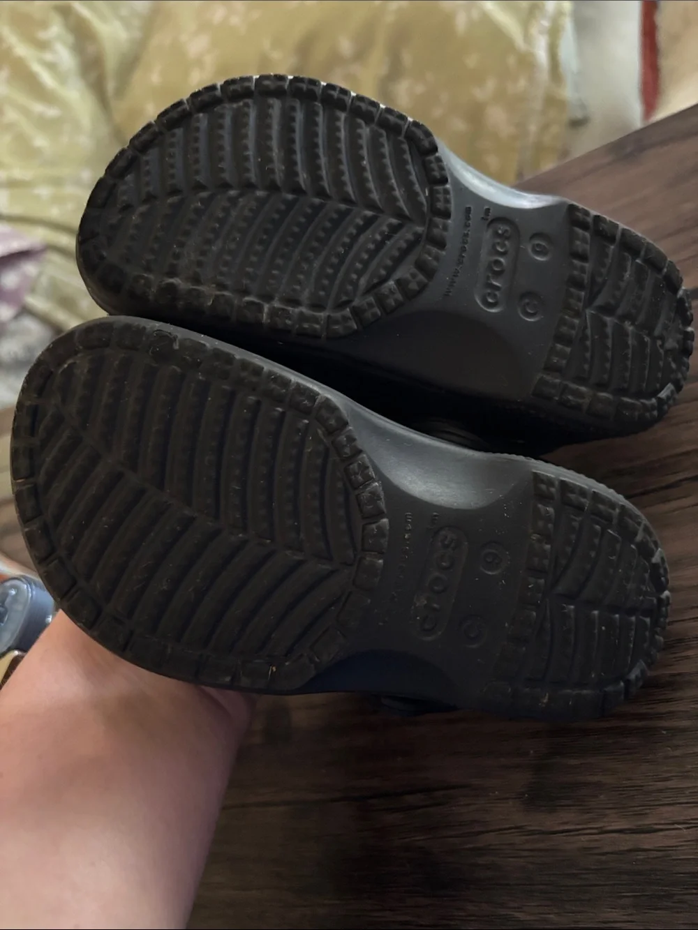 CROCS Kids Black Classic Clog Sandals